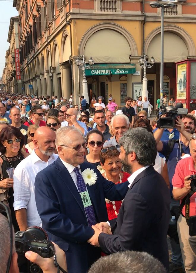 Bologna - Partecipazione alla Commemorazione del 38' anniversario della strage di Bologna