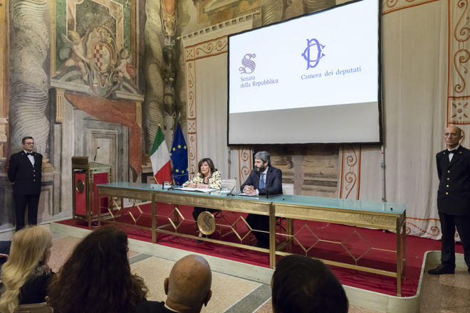 Roma, Palazzo Giustiniani - Presentazione avviso pubblico per le 'manifestazioni di interesse per la nomina a Presidente dell'Autorità garante della concorrenza e del mercato'
