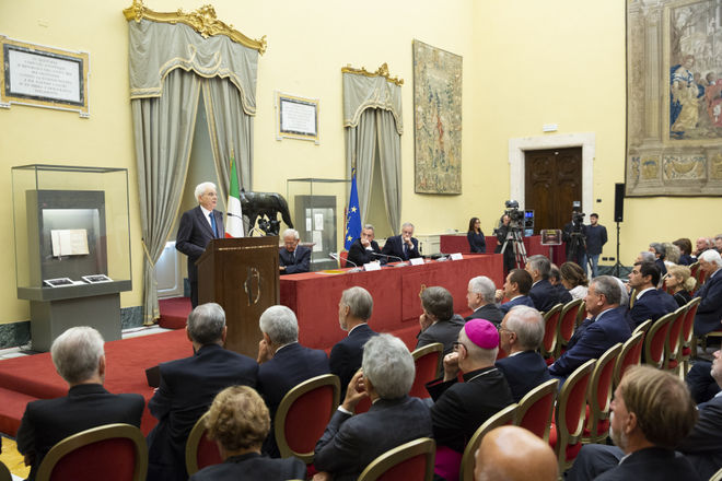 L'intervento del Presidente della Repubblica Sergio Mattarella in occasione della commemorazione del centenario della nascita di Oscar Luigi Scàlfaro
