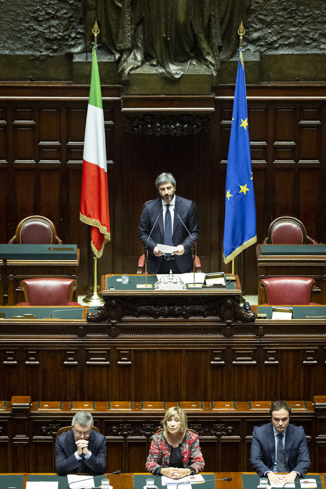 L'intervento del Presidente della Camera dei deputati Roberto Fico in occasione delle Celebrazioni per i cento anni dell'Aula della Camera dei deputati