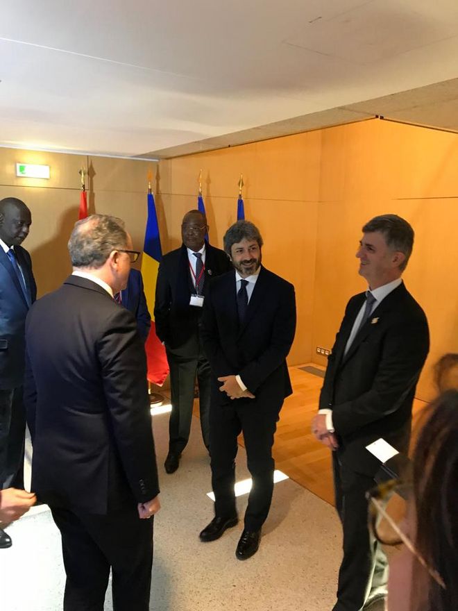 Un momento del Sommet interparlementaire G5 Sahel di Parigi