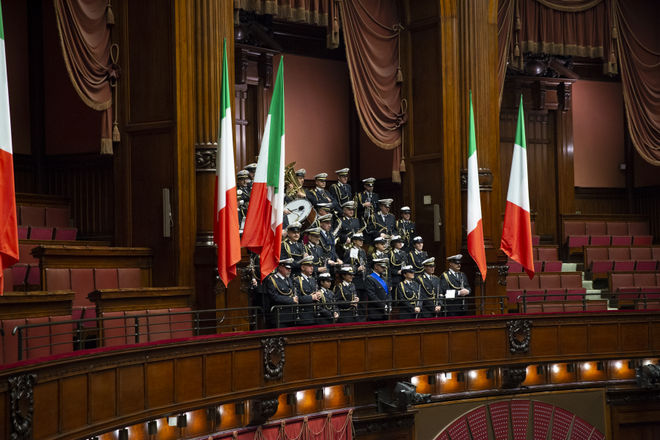 Un momento dell'incontro con i sindaci italiani sul tema 'Lo Stato dei beni Comuni'