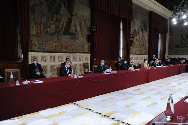 La Sala della Regina di Palazzo Montecitorio ha ospitato la presentazione della relazione annuale dell'Autorità garante per la protezione dei dati personali