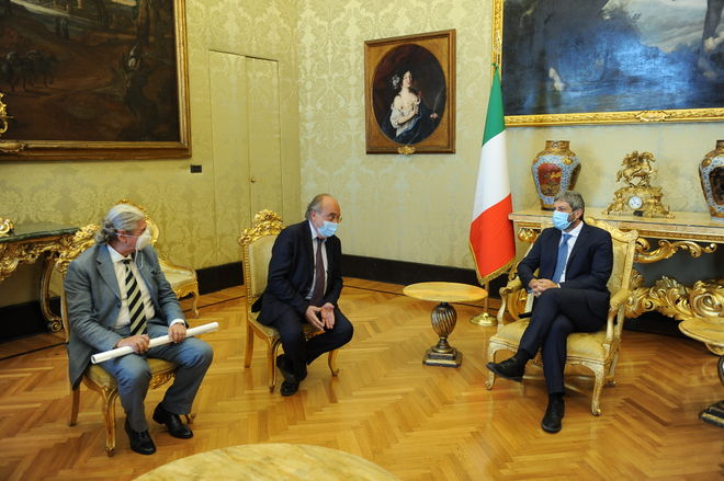 Il Presidente Roberto Fico a colloquio con i familiari di Italo Toni e Graziella De Palo