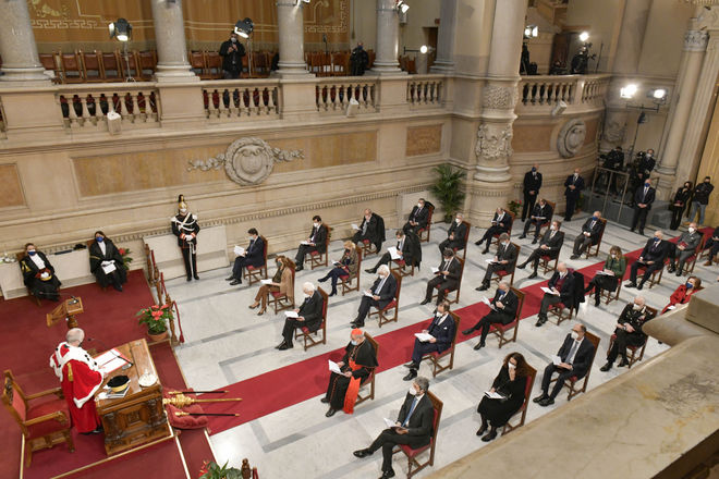 Roma, Palazzo di Giustizia - Cerimonia di inaugurazione dell'Anno Giudiziario della Corte Suprema di Cassazione