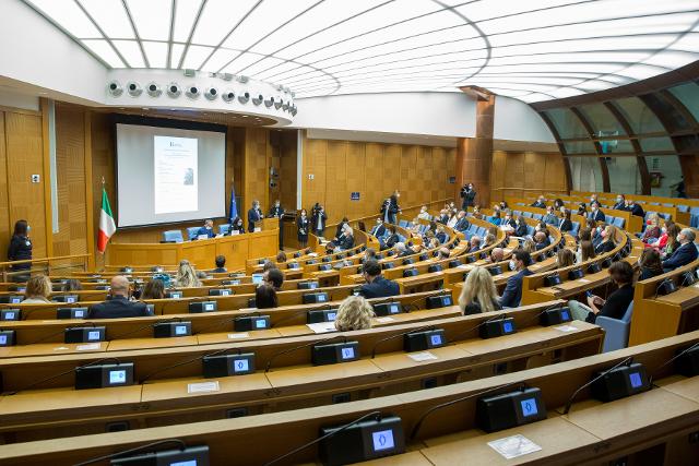 L'Aula del Palazzo dei Gruppi parlamentari della Camera dei deputati ha ospitato il convegno 'Femminicidi: prospettive normative'